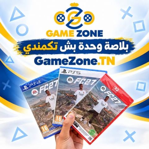 Pour votre CD EA SPORTS FC 27, une seule adresse : GameZone.tn
