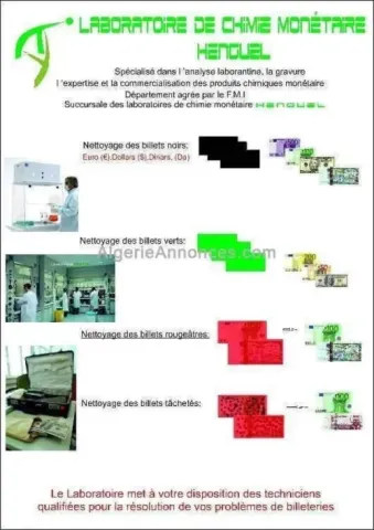 LABORATOIRE D'ANALYSER ET NETTOYAGE